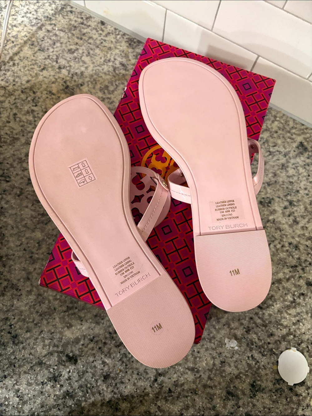 Tory Burch Miller Patent Leather Sandals - Picture 4 of 4